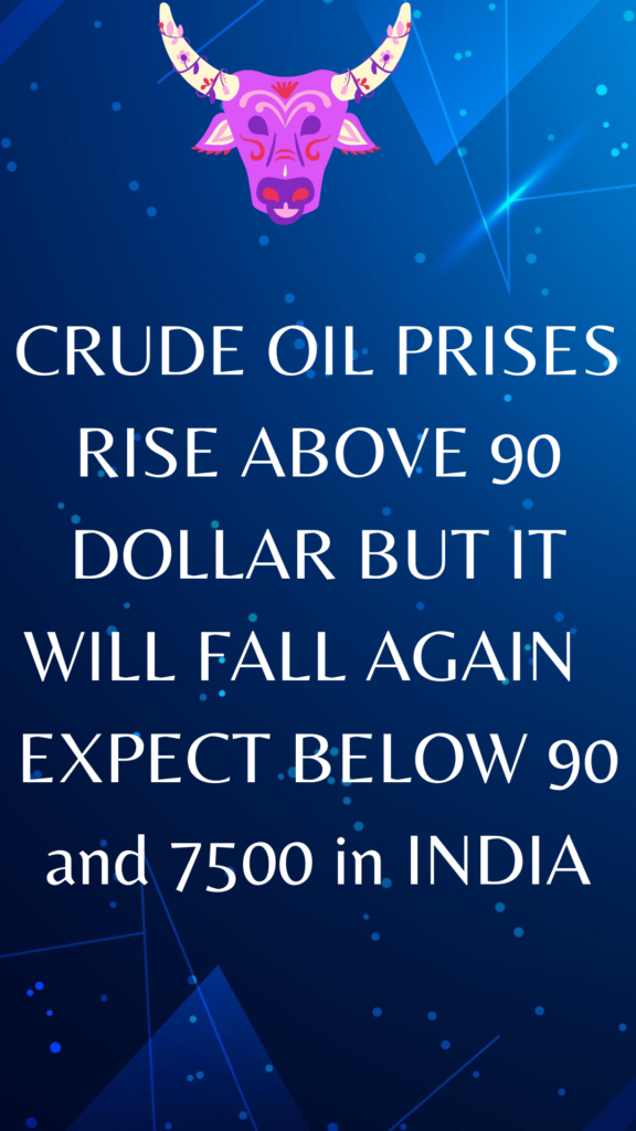 CRUDE PRICES WILL GO DOWN AGAIN
