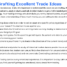 How to Make a GREAT Trade