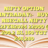 NIFTY OPTION INTRADAY:-BUY NSECALL NIFTY 22FEB2024 22000 @ 200.2 SL 160 TGT 248,280