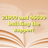 21900 and 46600 building the support