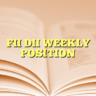 FII DII WEEKLY POSITION