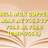 SELL MCX COPPER MAR AT 756.6 TP 753.6 SL 758.6 (CMP-756.6)