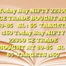 Today Buy NIFTY 22300 CE TRADE BOUGHT AT 80-85SL : 65TARGETS :160 Today Buy NIFTY 22300 CE TRADE BOUGHT AT 80-85SL : 65TARGETS :160