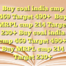 Buy coal india cmp 469 Target 490+Buy MRPL cmp 214 Target 230+ Buy coal india cmp 469 Target 490+Buy MRPL cmp 214 Target 230+