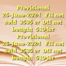 Provisional26-June-2024FII net sold  ₹3535 crDII net bought ₹5104cr Provisional26-June-2024FII net sold  ₹3535 crDII net bought ₹5104cr
