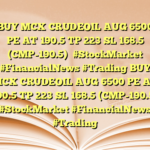 BUY MCX CRUDEOIL AUG 6500 PE AT 190.5 TP 223 SL 168.5 (CMP-190.5)   #StockMarket #FinancialNews #Trading BUY MCX CRUDEOIL AUG 6500 PE AT 190.5 TP 223 SL 168.5 (CMP-190.5)   #StockMarket #FinancialNews #Trading