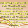CITI GIVEN A BUY RATING FOR VODAFONE IDEA #FinancialNews #StockMarket #Investment #Trading CITI GIVEN A BUY RATING FOR VODAFONE IDEA #FinancialNews #StockMarket #Investment #Trading