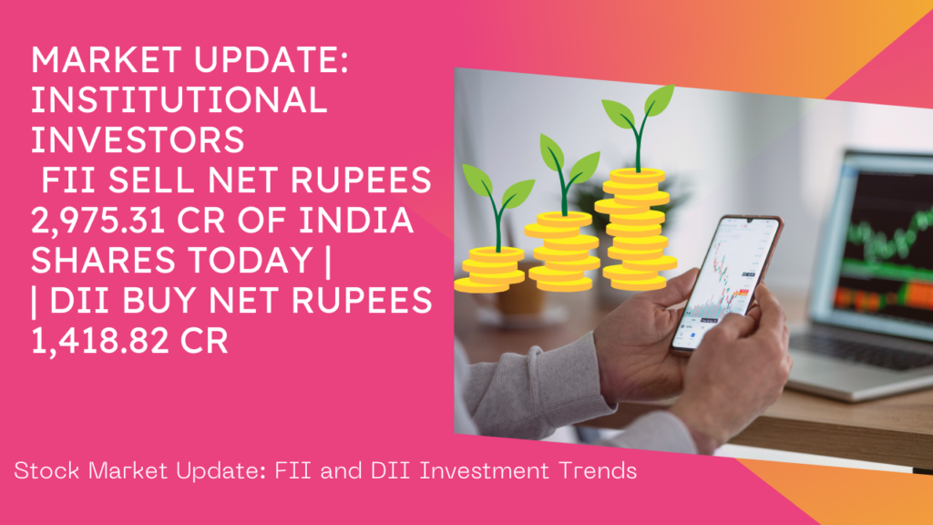 FII DII BUY SELL DATA PROVISIONAL