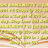 Sell BANKNIFTY 31 Jul 2024 PE 52000 @ 350-395 with a Target of 200  in 1 day. Stop Loss 501 Sell BANKNIFTY 31 Jul 2024 PE 52000 @ 350-395 with a Target of 200  in 1 day. Stop Loss 501