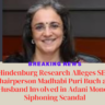 Hindenburg Research Alleges SEBI Chairperson Madhabi Puri Buch