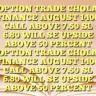 OPTION TRADE CHOLA FINANCE AUGUST 1400 CALL ABOVE 7.50 SL 6.80 WILL SE UPSIDE  ABOVE 50 PERCENT OPTION TRADE CHOLA FINANCE AUGUST 1400 CALL ABOVE 7.50 SL 6.80 WILL SE UPSIDE  ABOVE 50 PERCENT
