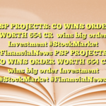 PSP PROJECTS: CO WINS ORDER WORTH 654 CR

wins big order Investment #StockMarket #FinancialNews PSP PROJECTS: CO WINS ORDER WORTH 654 CR

wins big order Investment #StockMarket #FinancialNews