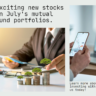 Stocks Debuted in various MF portfolios in July
