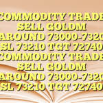 COMMODITY TRADE SELL GOLDM AROUND 73000-7320 SL 73210 TGT 72740 COMMODITY TRADE SELL GOLDM AROUND 73000-7320 SL 73210 TGT 72740