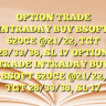 OPTION TRADE INTRADAY BUY BSOFT 620CE @21/22, TGT 28/33/38, SL 17 OPTION TRADE INTRADAY BUY BSOFT 620CE @21/22, TGT 28/33/38, SL 17